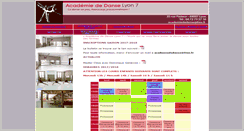 Desktop Screenshot of academiededanse.com